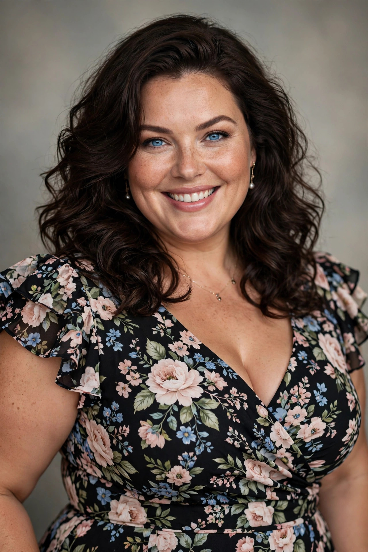 Sophie May biography photo — British curvy model